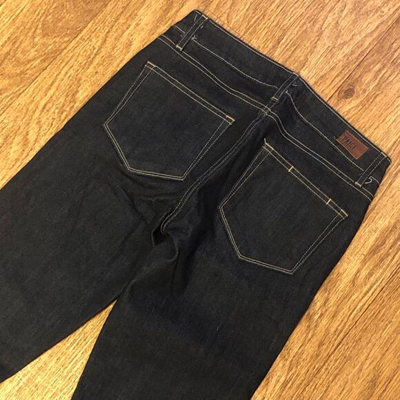 NWOT Paige Blue Dark Wash Skinny Jeans Size 28 - Picture 5 of 9